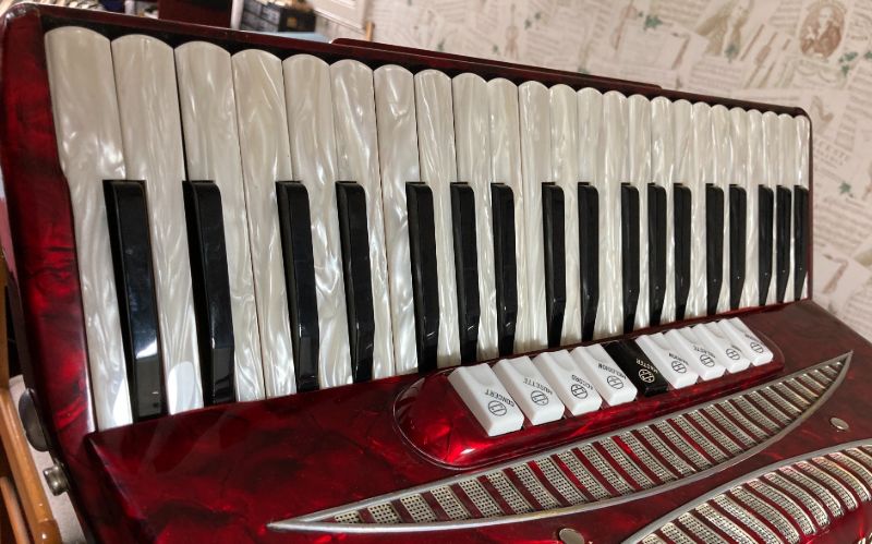 Melodeon repair work