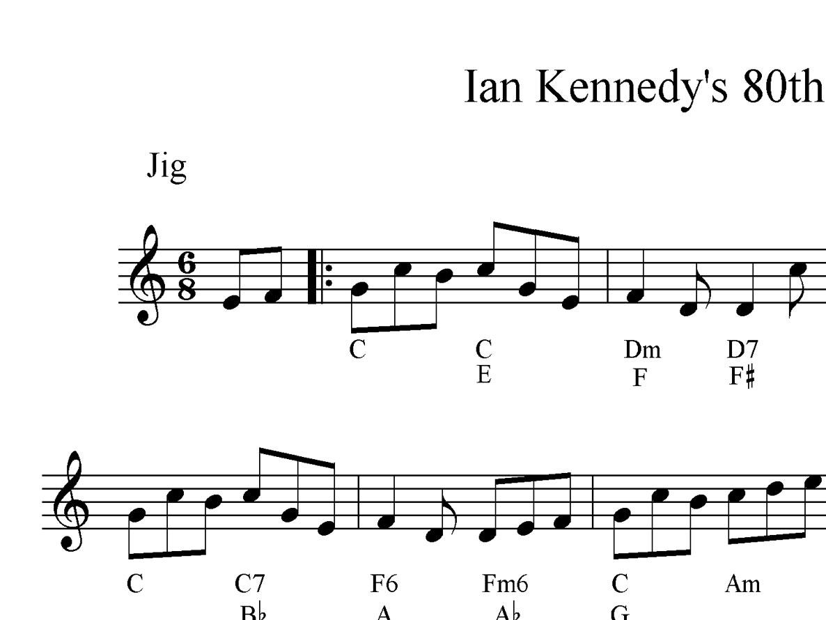 Ian Kennedy's 80th Birthday