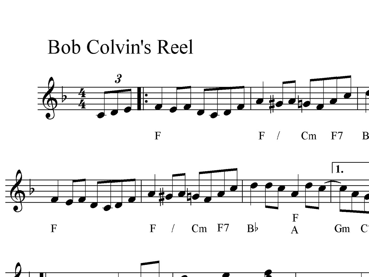 Bob Colvin's Reel
